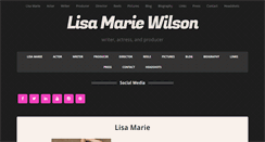 Desktop Screenshot of lisamariewilson.com