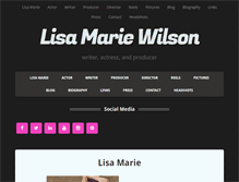 Tablet Screenshot of lisamariewilson.com